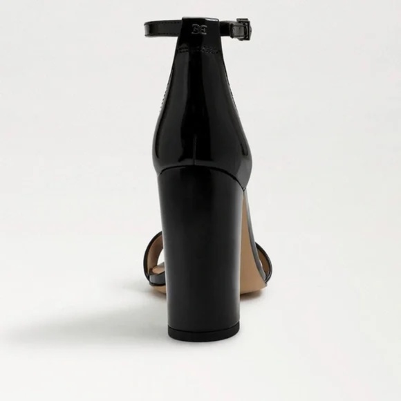 Sam Edelman Yaro Black Block Heel Sandal Size 8.5 - Picture 4 of 4